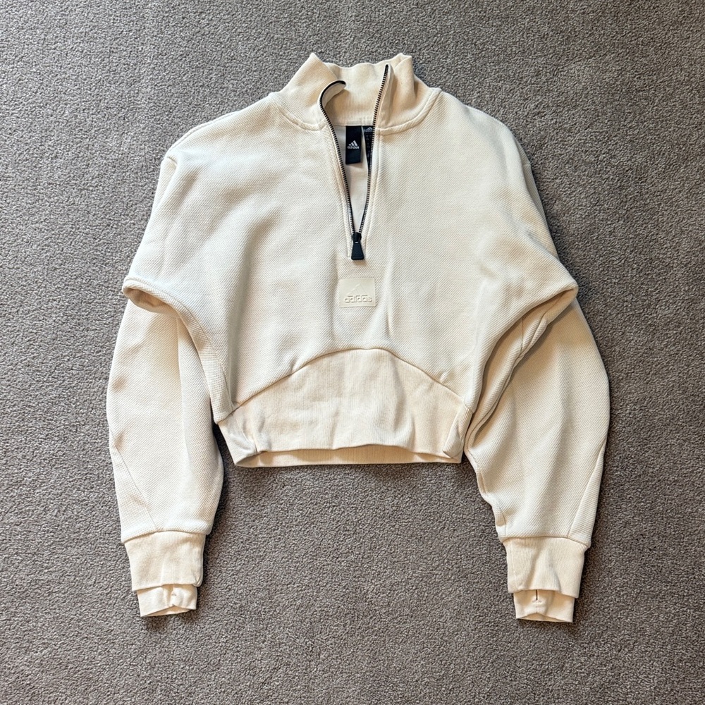 Adidas Women's Cropped Half-Zip